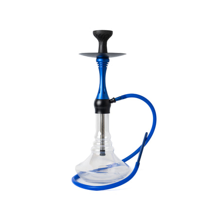 Alpha MX Hookah - Blue Stem (Transparent)