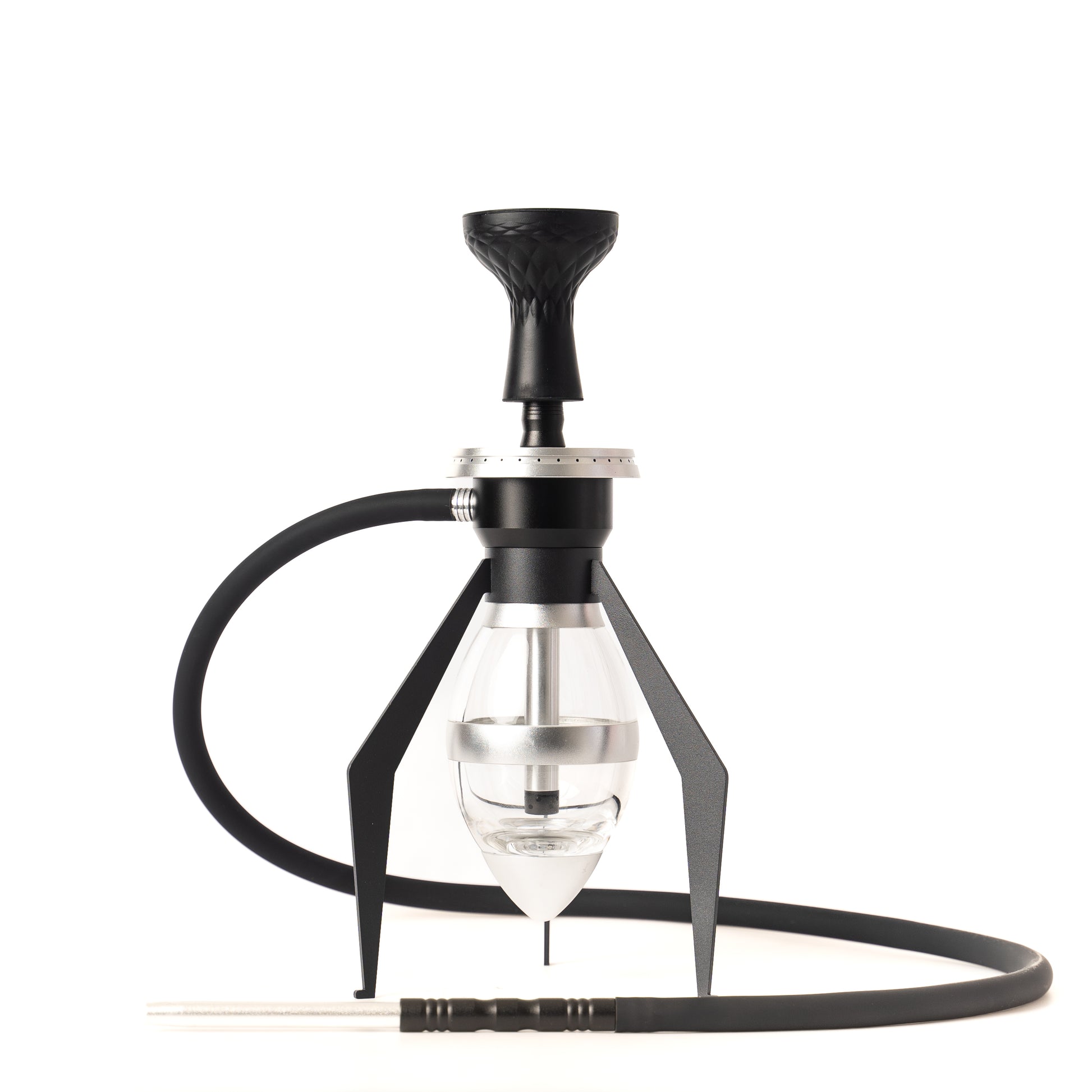 Bee X Hookah with LED Light - Silver