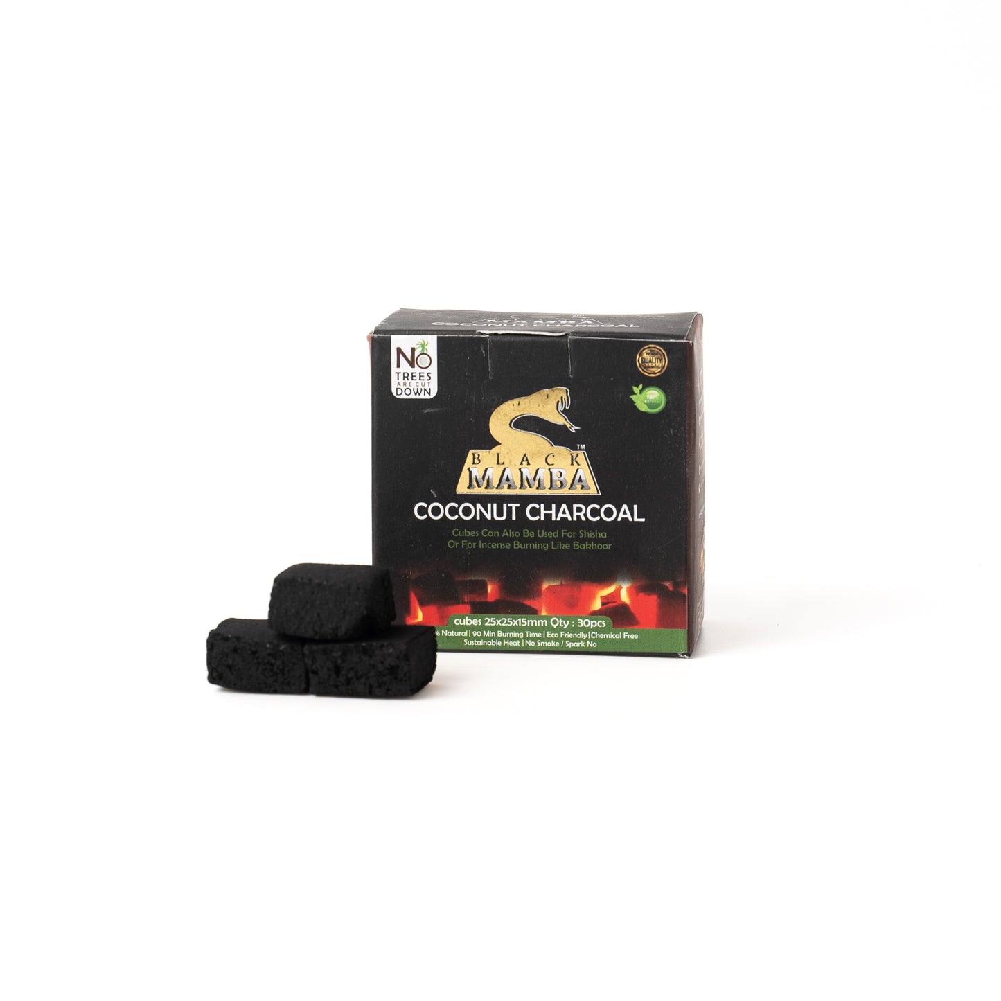 Black Mamba Coconut Charcoal 250g - 30pcs