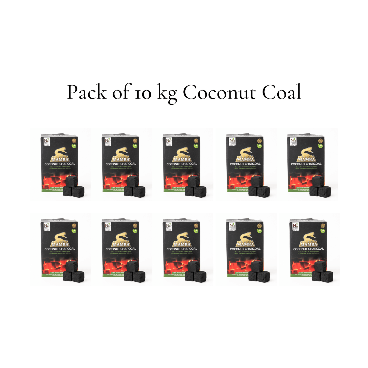 Black Mamba Coconut Coal (Pack of 10)