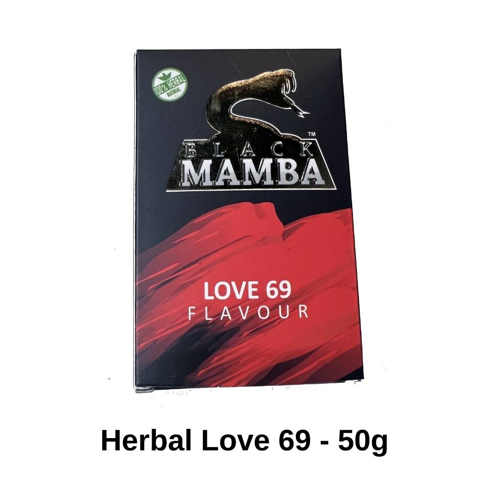Black Mamba Herbal Love 69 Hookah Flavor - 50g