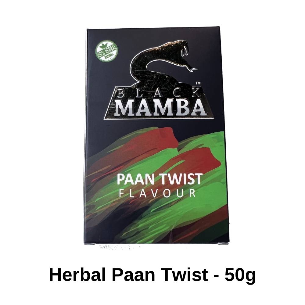 Black Mamba Herbal Paan Twist Hookah Flavor - 50g