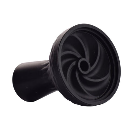 Blade Silicon Chillum for Hookah - Black