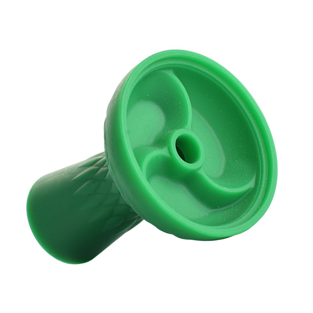 Blade Silicon Chillum for Hookah - Green