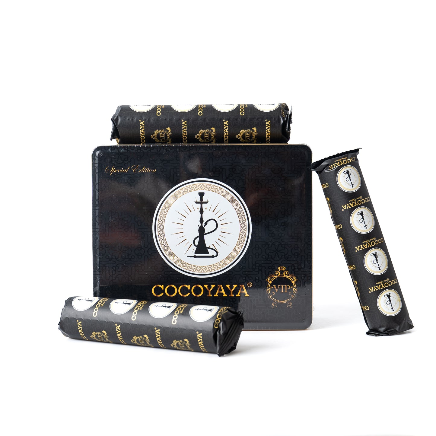 Cocoyaya VIP Black Hookah Magic Coal Roll (Single)