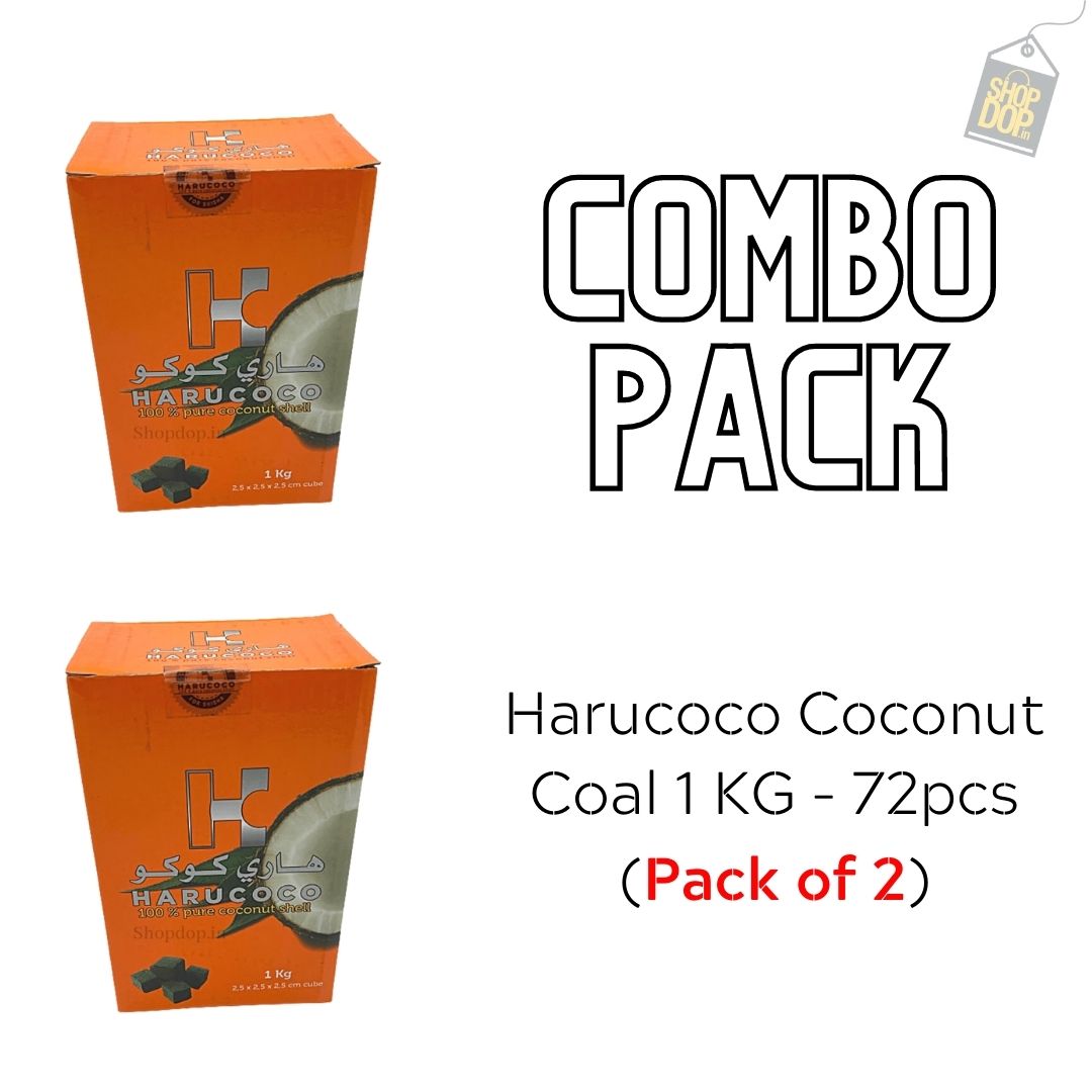 हारुकोको नारियल कोयला (2 का पैक)