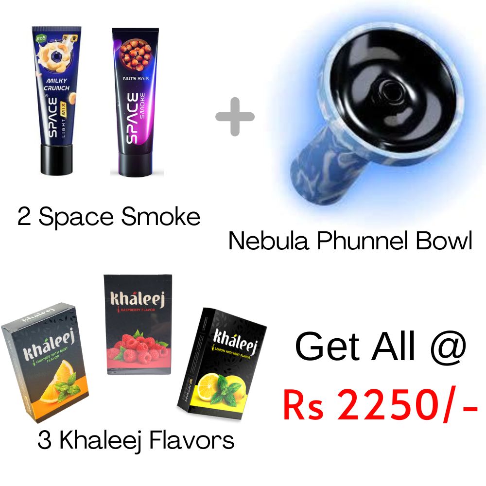 Nebula + 2 Space Smoke Paste + 3 Khaleej Flavors