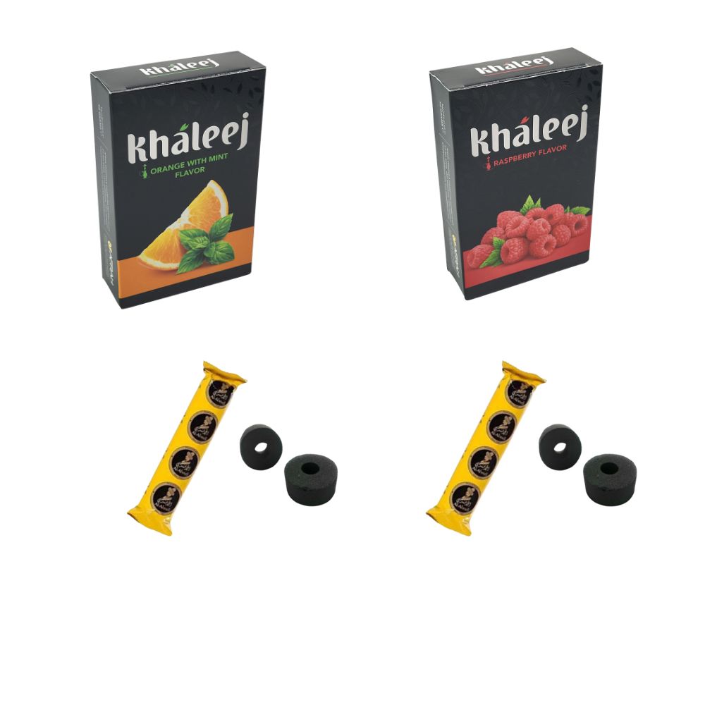Khaleej Flavors (Pack of 2) + 2 Magic Coal
