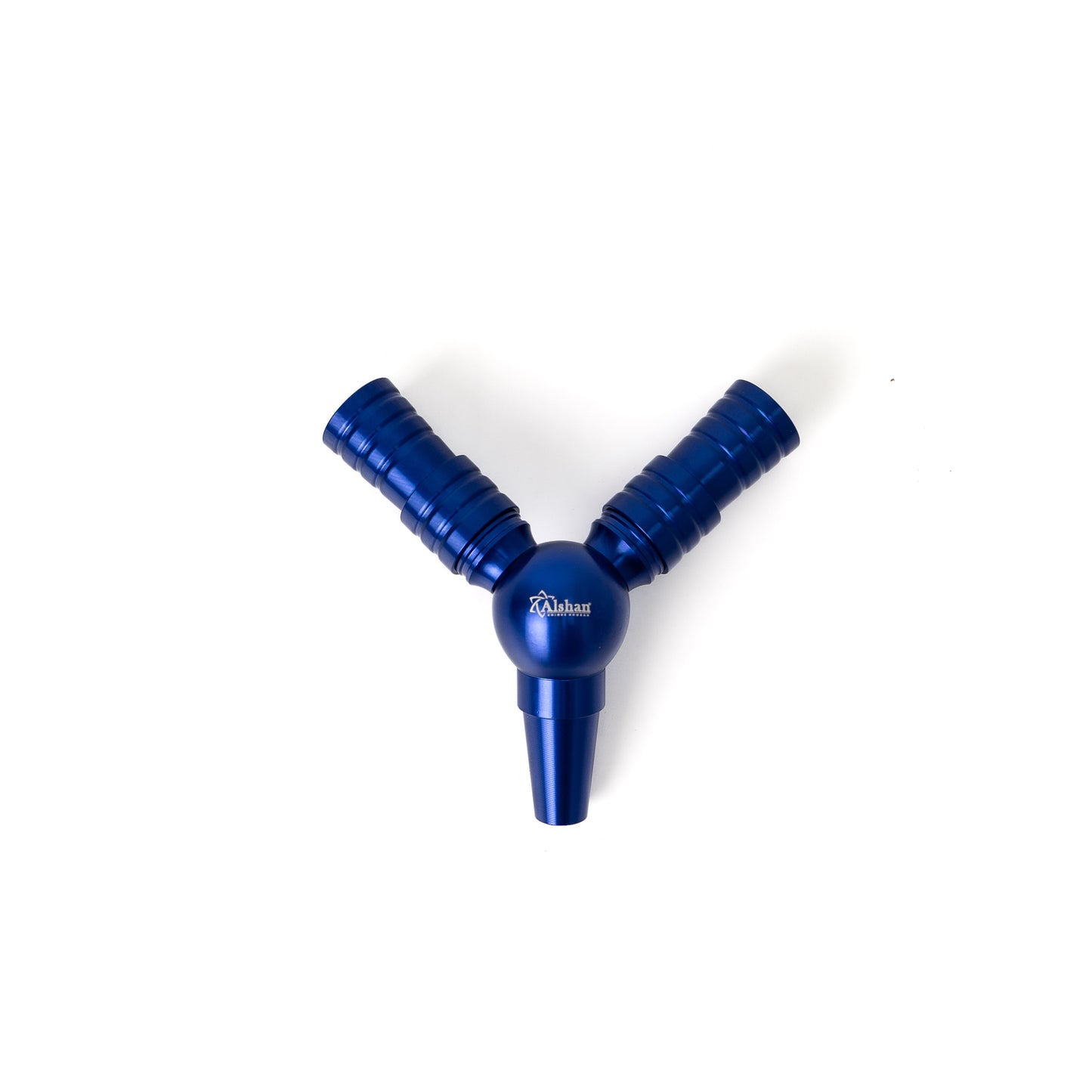 Dual Pipe Extension (Connector) for Hookah Pipe - Blue