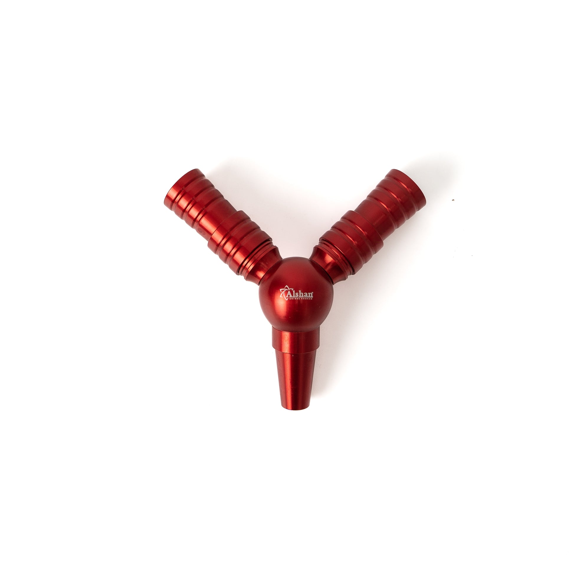 Dual Pipe Extension (Connector) for Hookah Pipe - Red