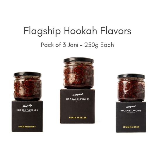 Flagship Hookah Flavors (Pack of 3 Jars) - 250g Each