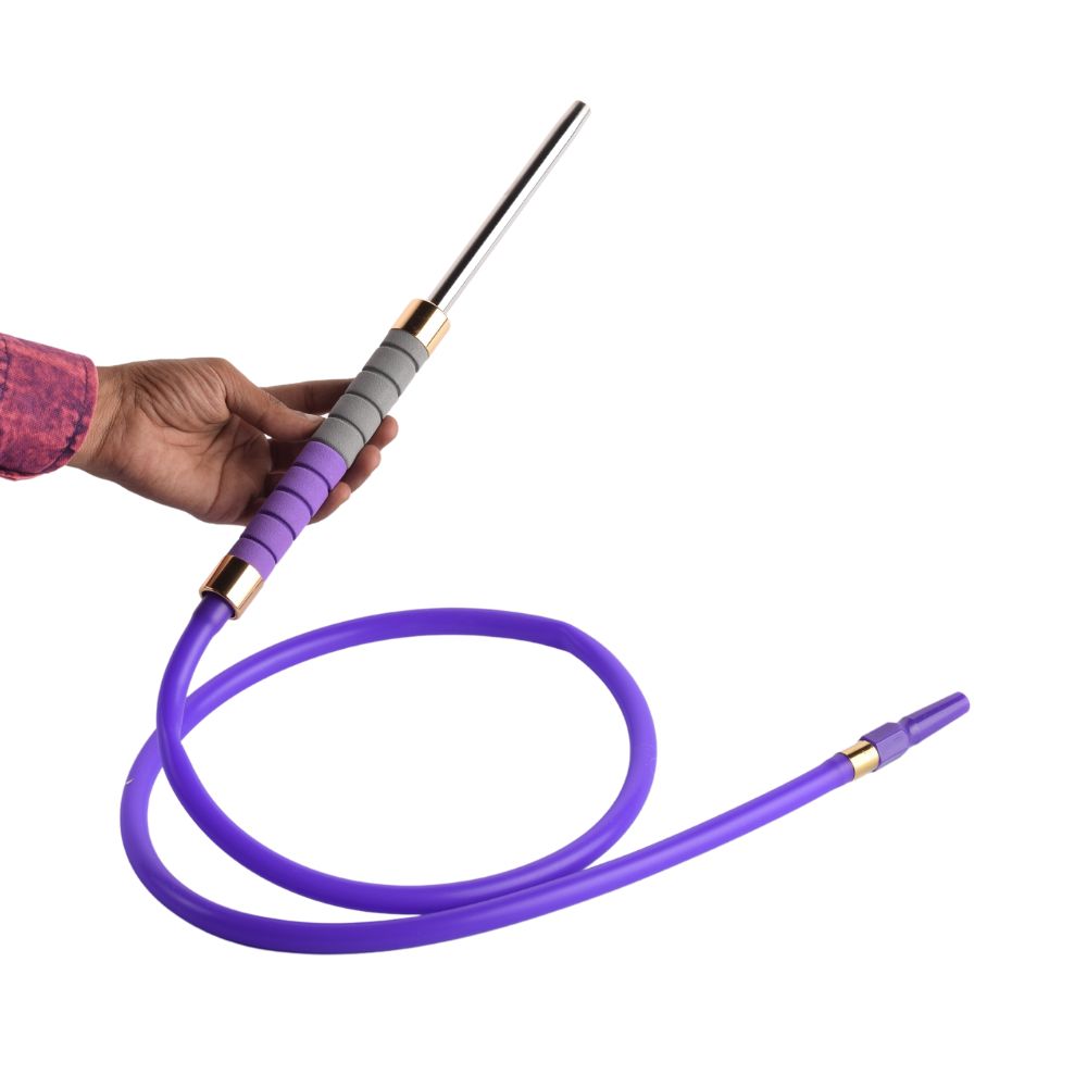 Foam Handle 2.0 Silicone Hookah Pipe - Purple