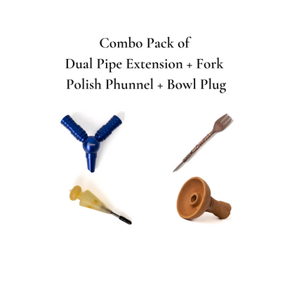 Fork + Dual Extension + Polish Clay Bowl + Plug