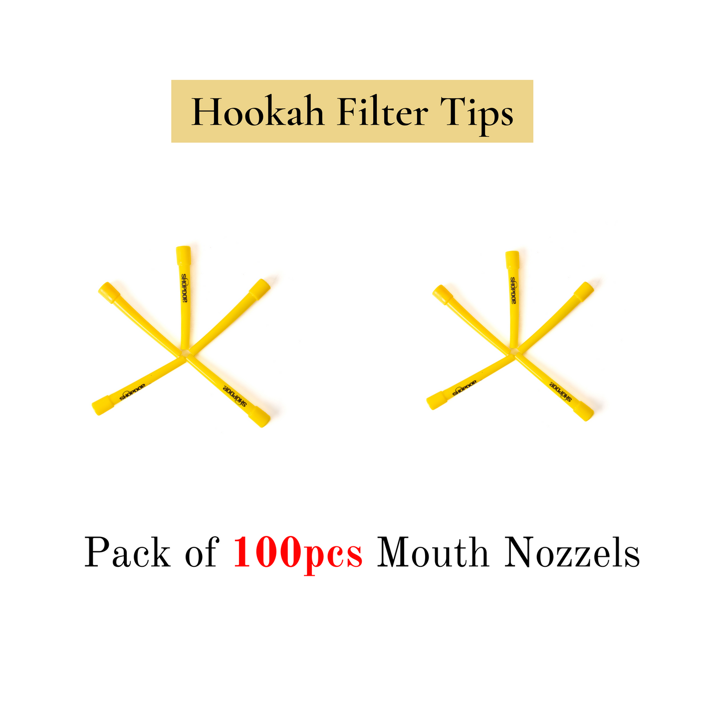 Shopdop Hookah Mouth Tips Filters (Pack of 2)