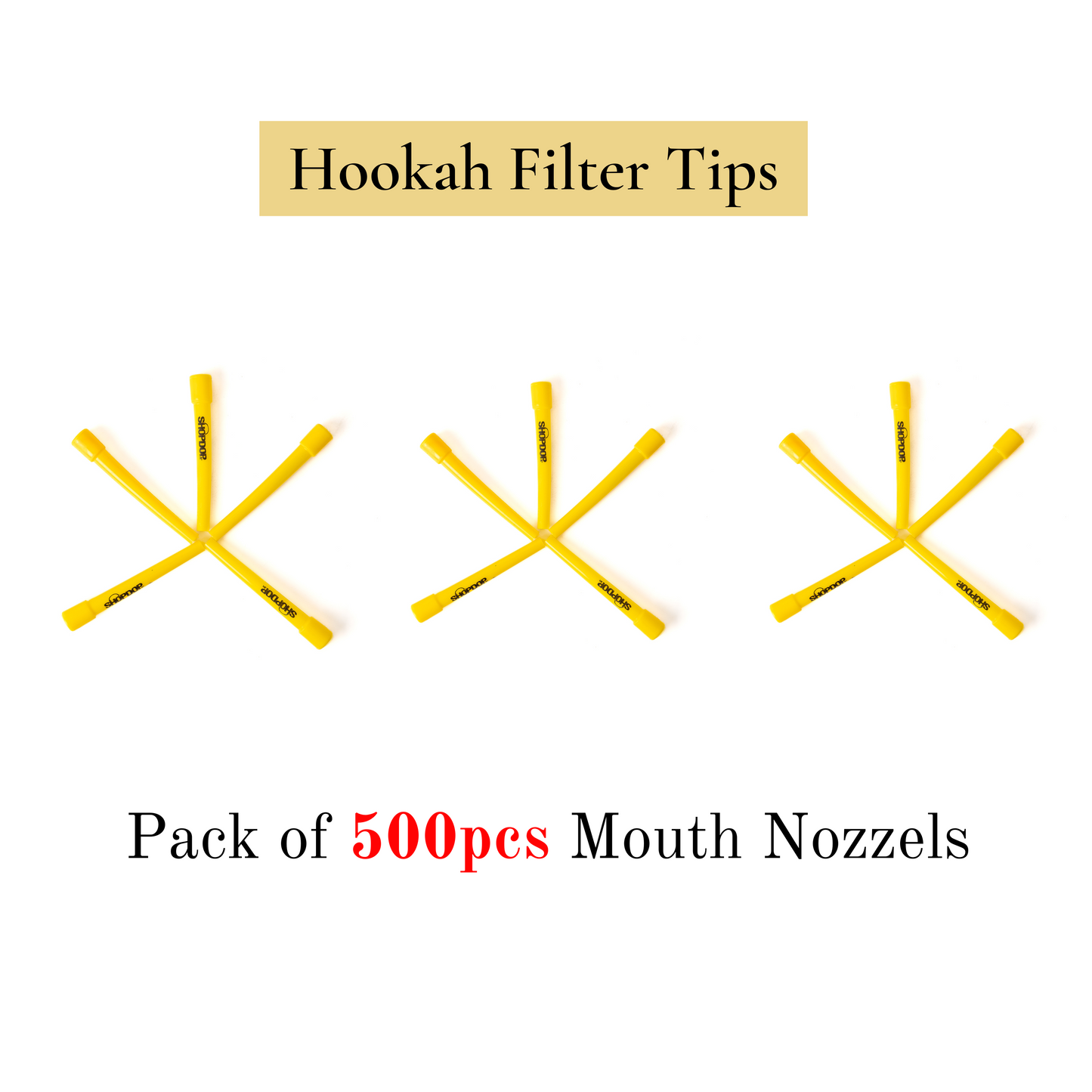 Shopdop Hookah Mouth Tips Filters (Pack of 10)