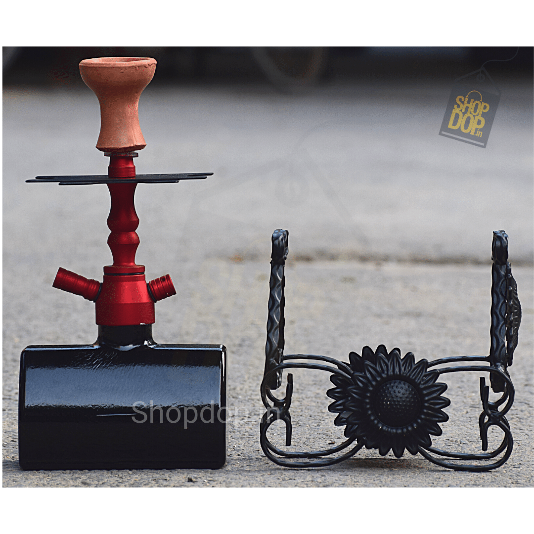 Locco Hookah with Iron Stand - shopdop.in