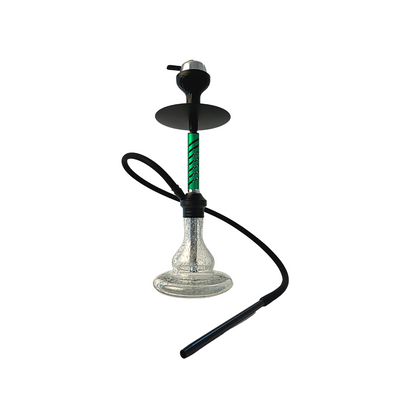 Lucas Hookah with Radium Glass Base - Green