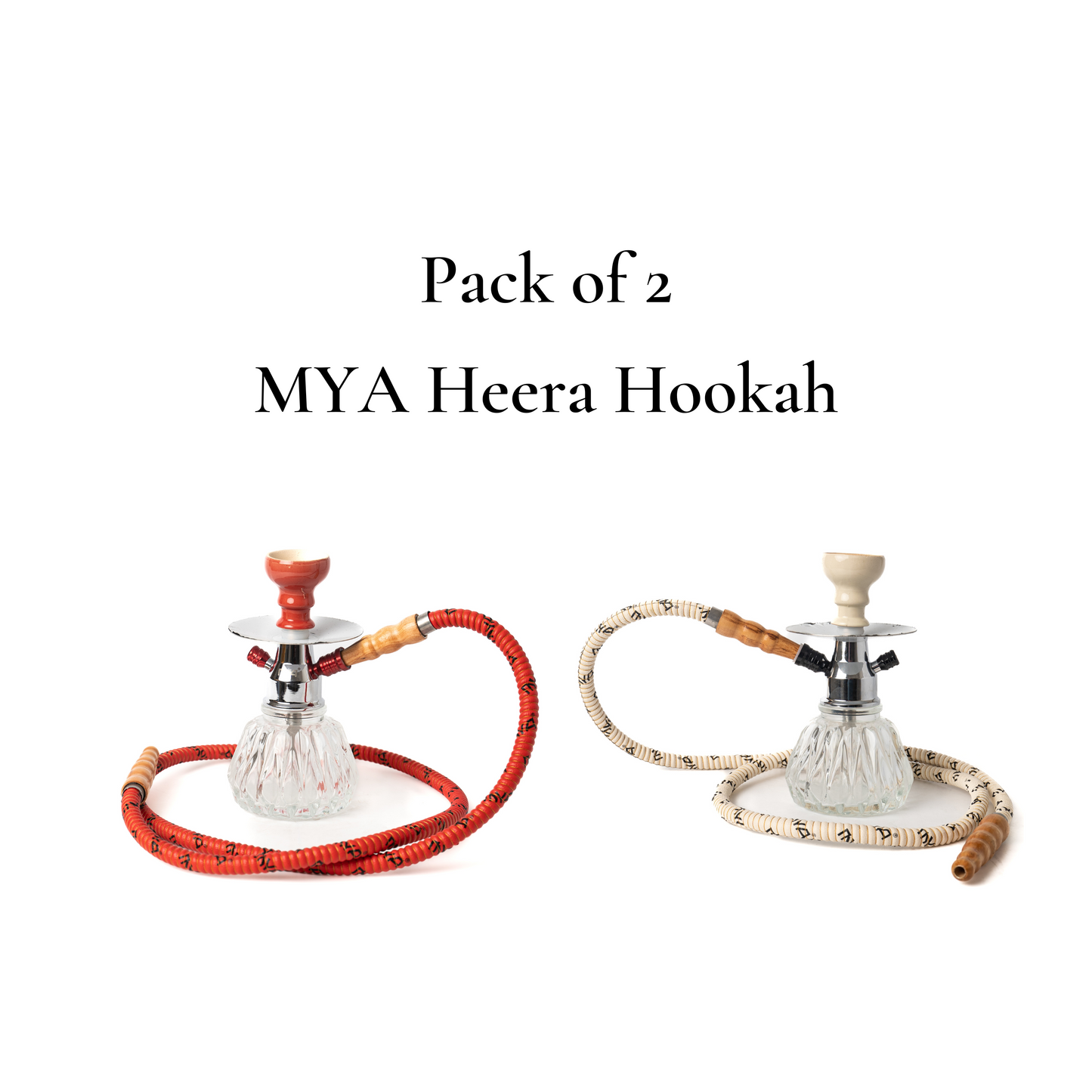 MYA Heera Hookah (Pack of 2)