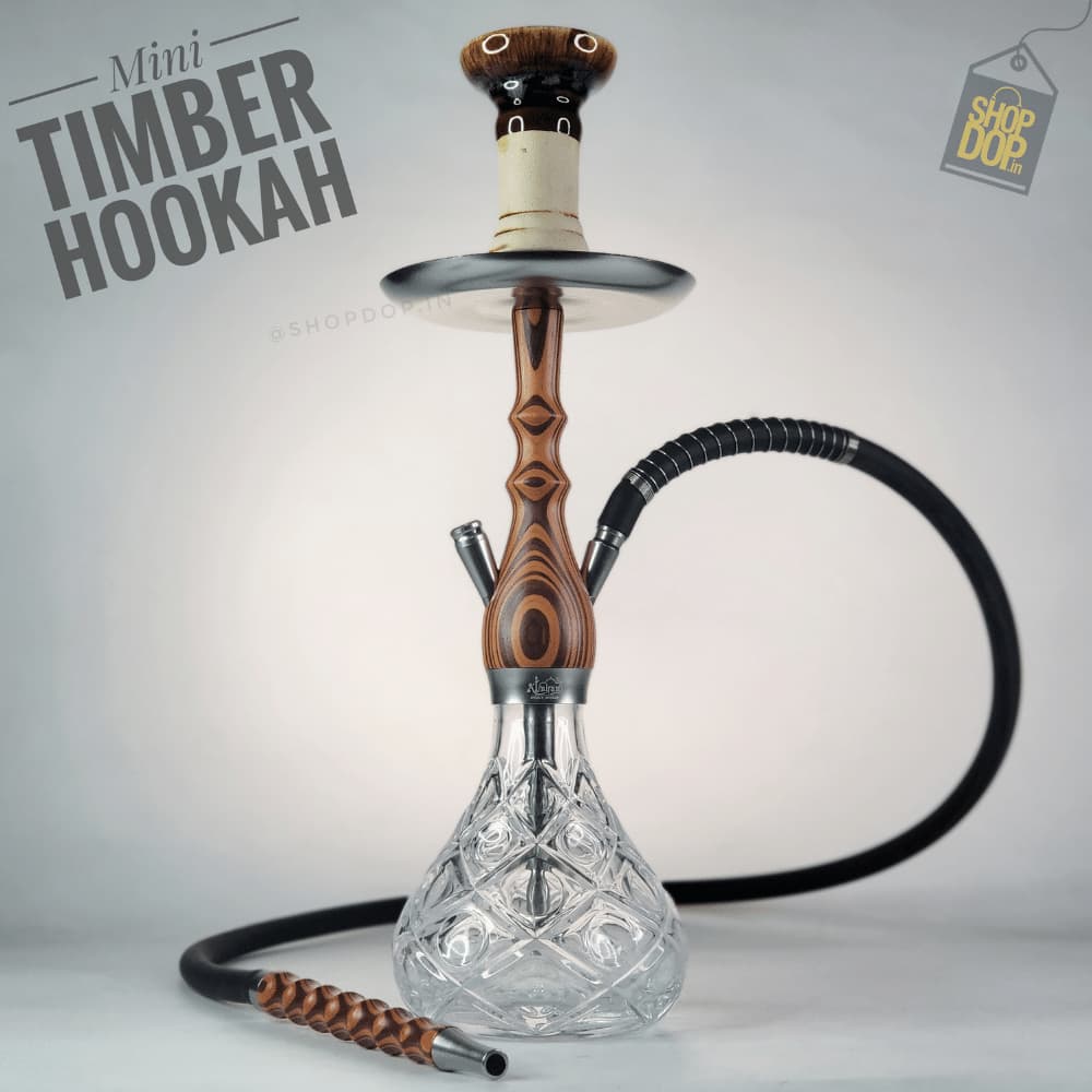 Mini Timber Hookah - Wooden Shisha