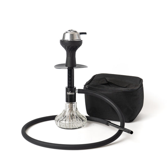 Miniature 2.0 Hookah with Travel Bag - Black