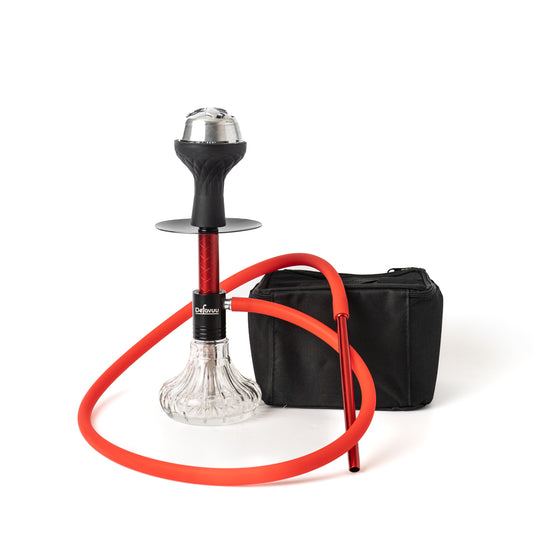 Miniature 2.0 Hookah with Travel Bag - Red