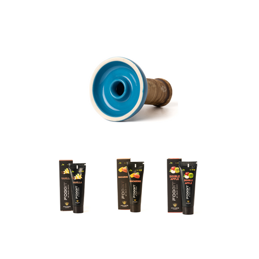 नाज़ फ़नल बाउल + 3 फ़ॉगिट हर्बल फ्लेवर ट्यूब