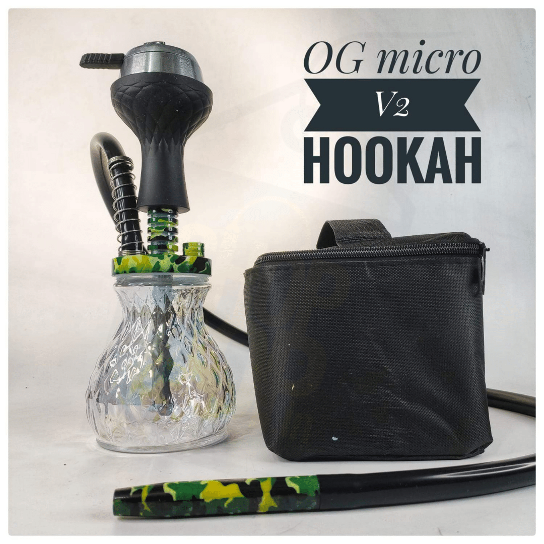 og Micro V2 Hookah with Travel Bag