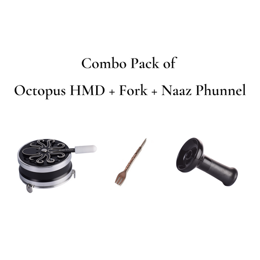 Octopus HMD + Naaz Matte Phunnel + Rose Gold Fork