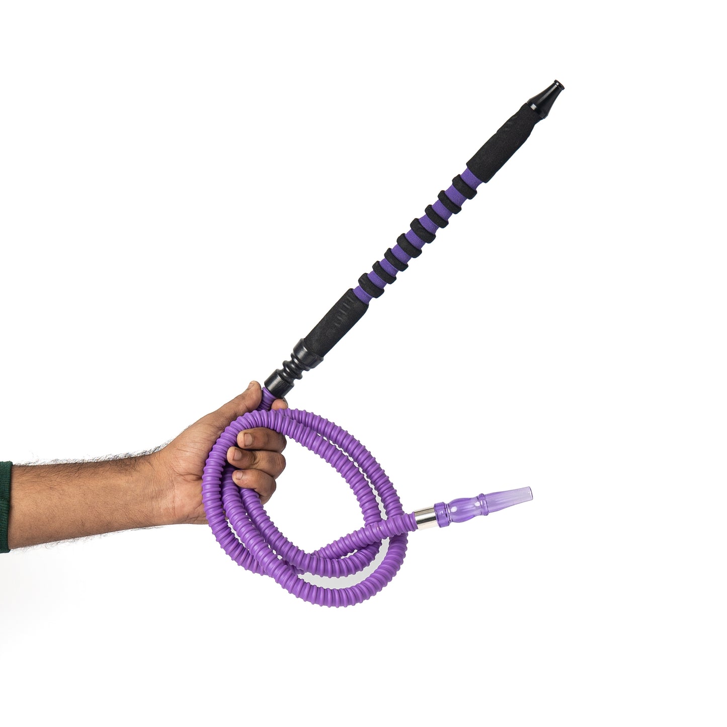 PVC Long Foam Handle Hookah Pipe - Purple
