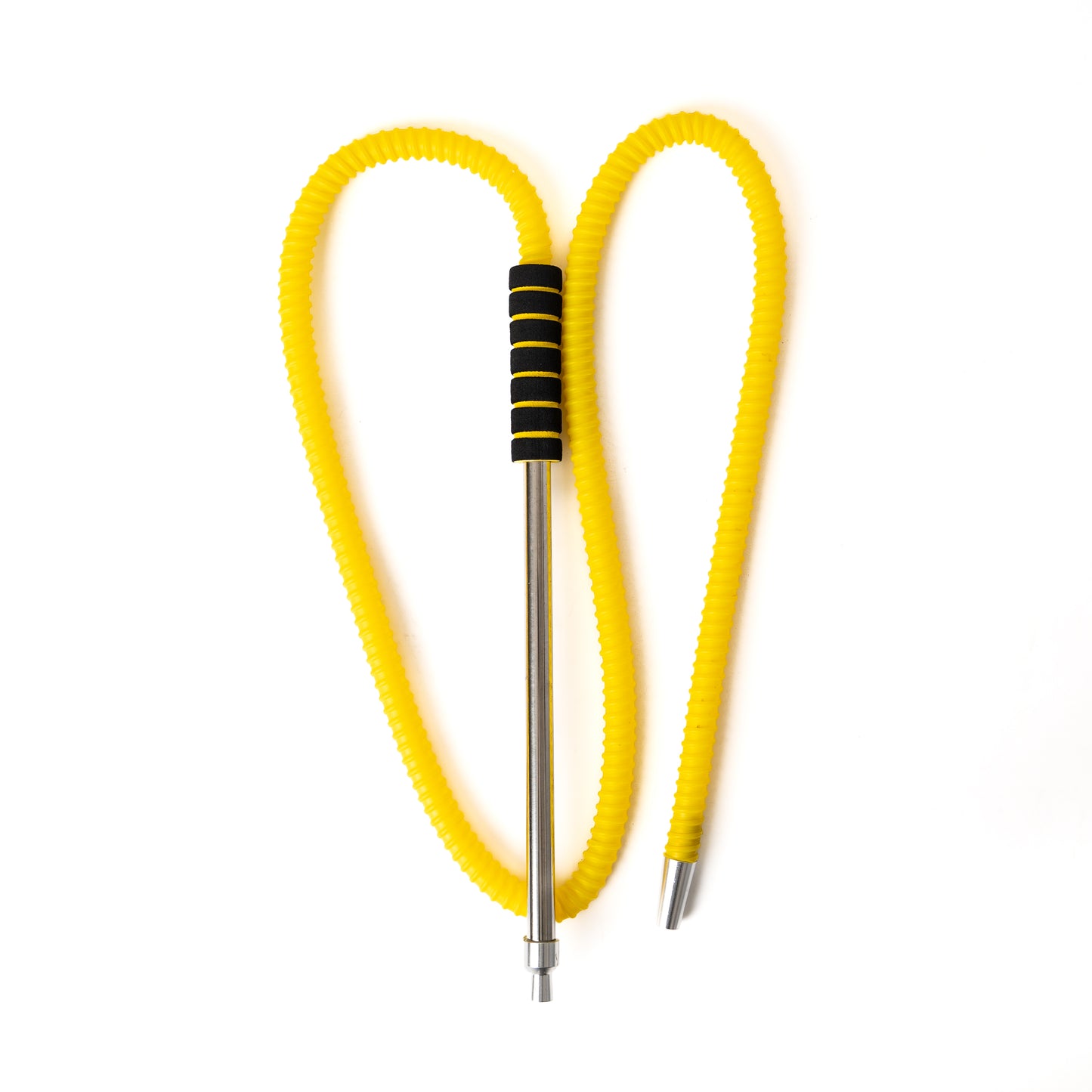 PVC Metal Handle Hookah Pipe - Yellow