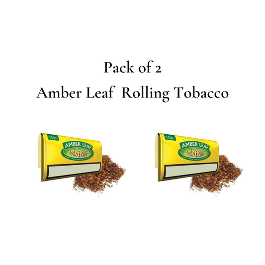 Amber Leaf Rolling Tobacco (Pack of 2)