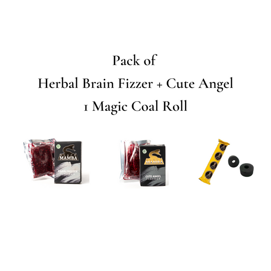 Herbal Brain Freezer + Cute Angel + 1 Al Afandi Magic Coal Roll