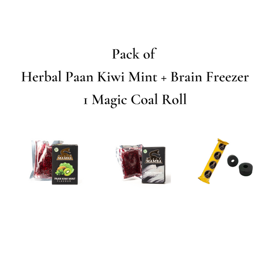 Herbal Pan Kiwi Mint  + Brain Freezer + 1 Al Afandi Magic Coal