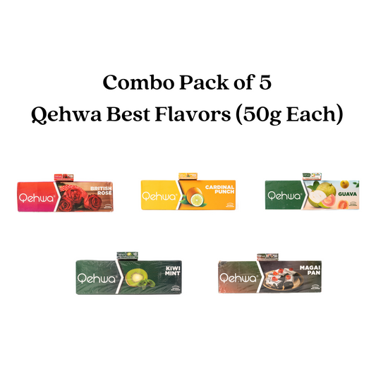Best Qehwa Hookah Flavors (Pack of 5)