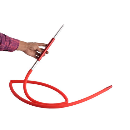 Silicone Pipe for Hookah - Red