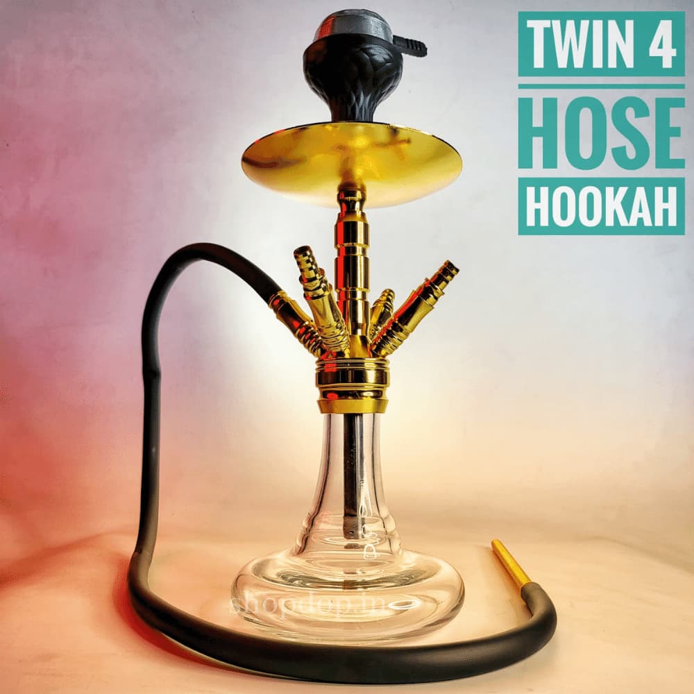 Twin 4 Hose/Pipe Hookah Online India