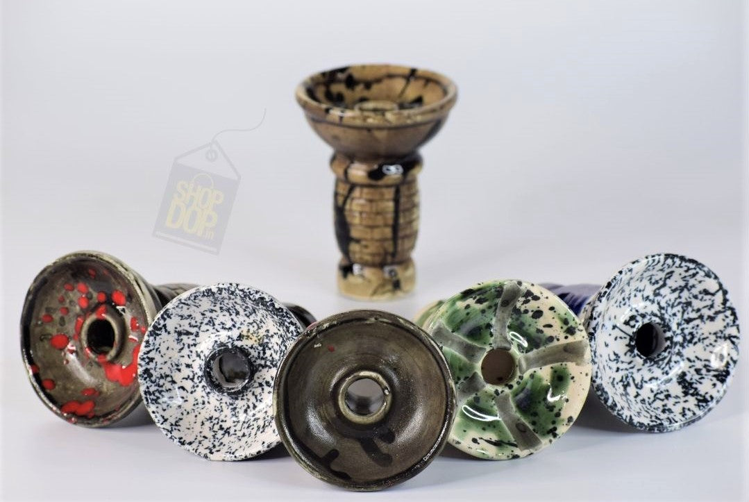 Designer Ceramic Keen Hookah Phunnel / Bowl - shopdop.in
