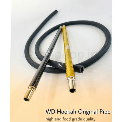 WD Hookah Silicone Pipe with Carbon Fibre Handle