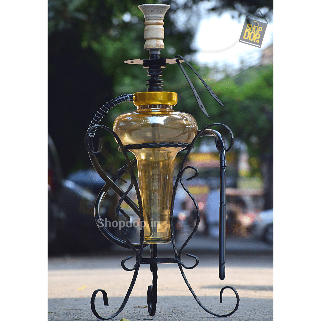 Zubin Hookah with Iron Stand - shopdop.in