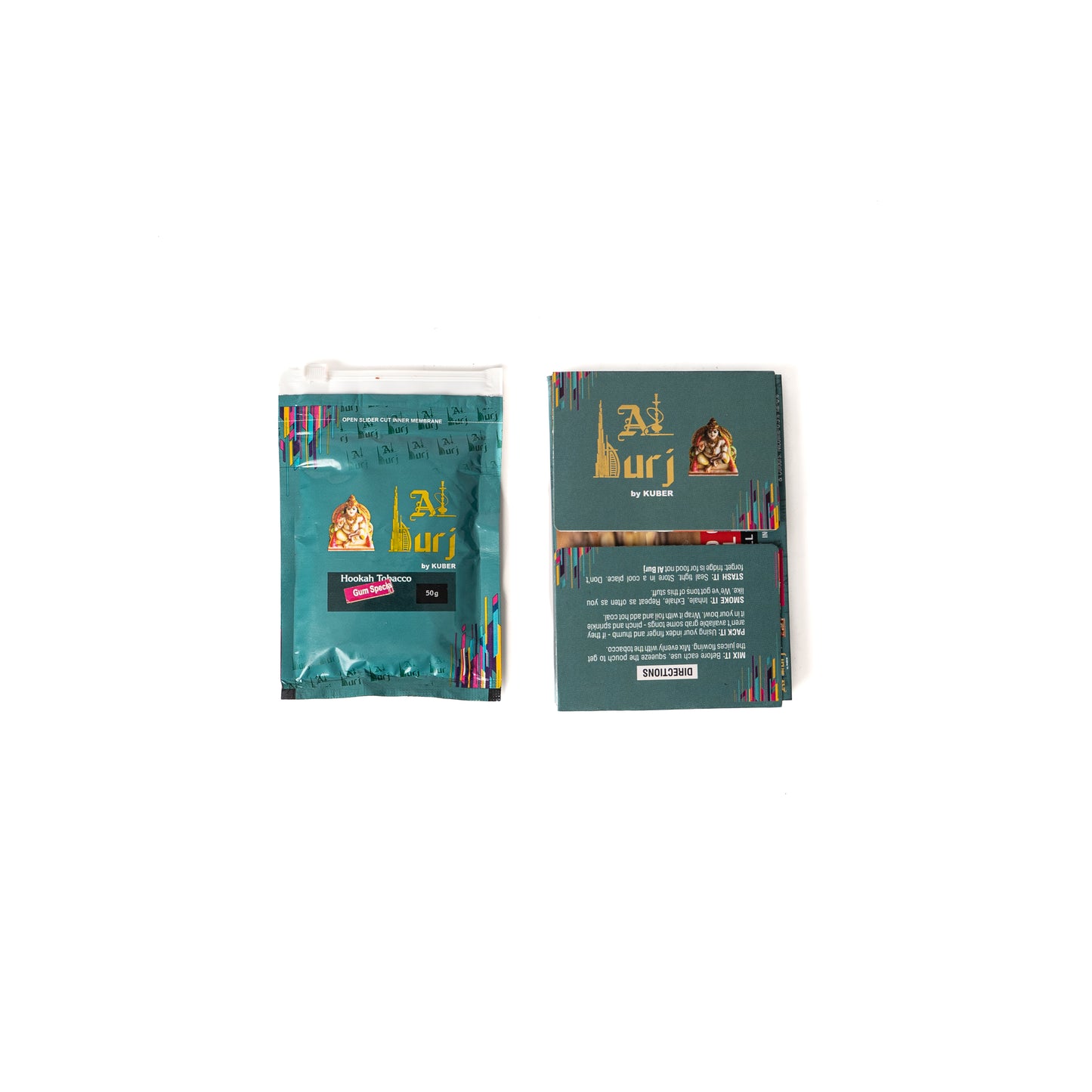 al_burj_hookah_inner_single_packet_and_outer_box_50g_gum_specials