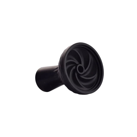 Blade Silicon Chillum for Hookah - Black