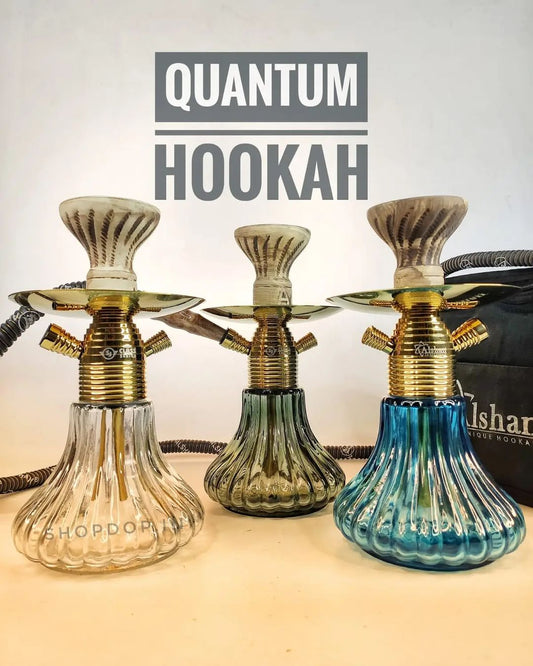 Quantum Rainbow Hookah with Travel Bag