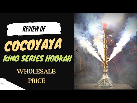 COCOYAYA King Series Hookah - Golden