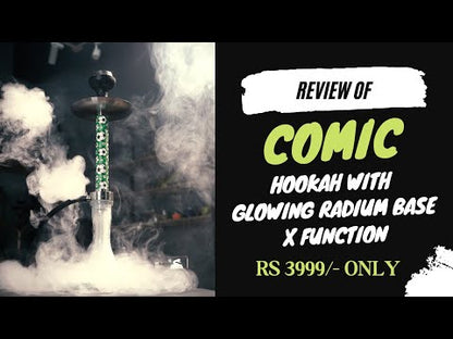 Glowing Comic Hookah with Radium Base