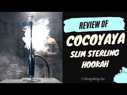 Cocoyaya Slims Sterling Hookah - Blue