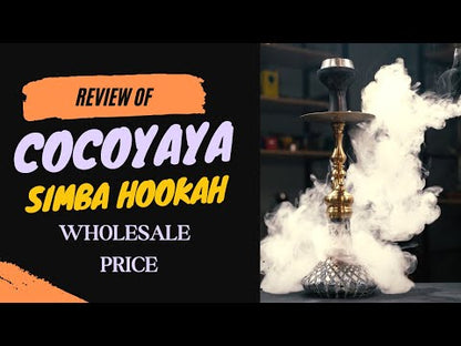 COCOYAYA Simba Hookah - Golden (Transparent Base)