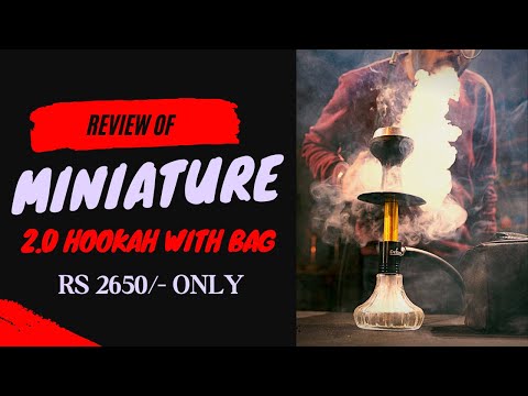 Miniature 2.0 Hookah with Travel Bag