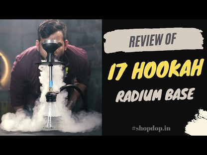 i7 Designer Radium Base Hookah - Red