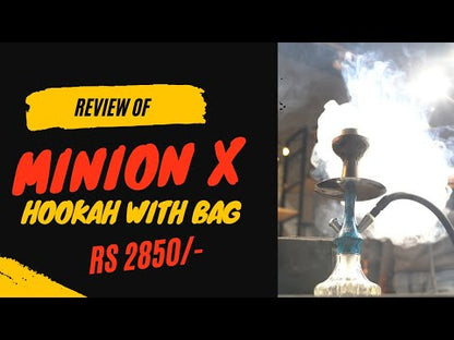 Minion X Hookah with Bag - Blue