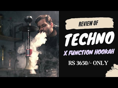 Techno X Fibre Hookah - Red